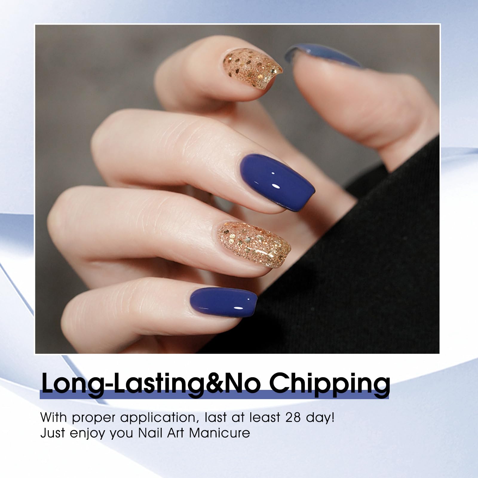 VENALISA Gel Nail Polish from BELLE GAGA Royal Blue Color Spring Summer Soak Off UV LED Baby Nail Gel Polish Nail Art Starter
