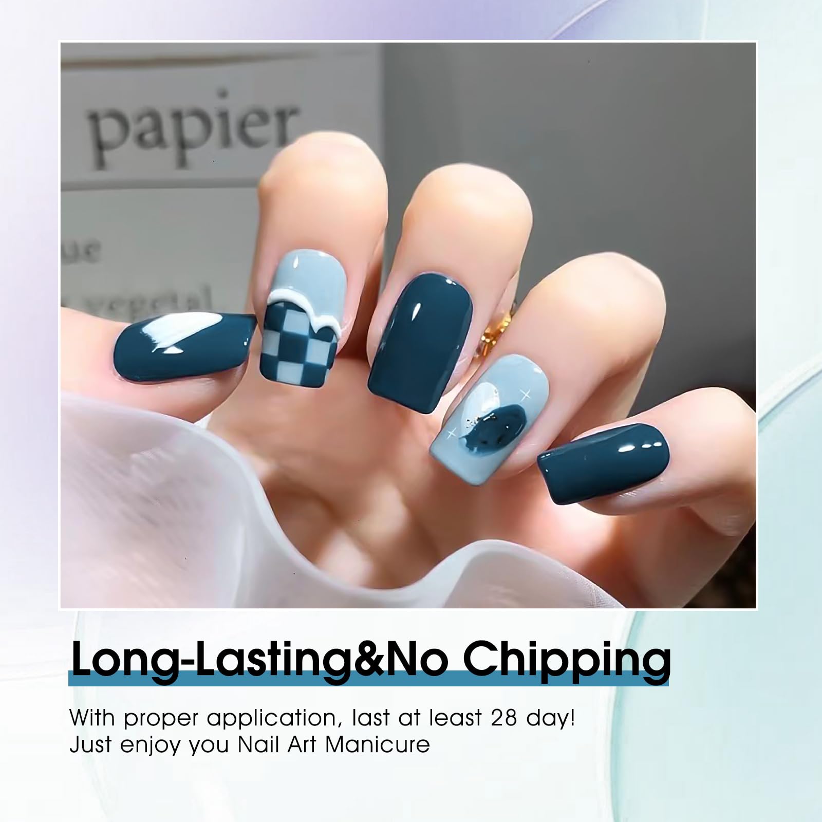 VENALISA Gel Nail Polish from BELLE GAGA Royal Blue Color Spring Summer Soak Off UV LED Baby Nail Gel Polish Nail Art Starter