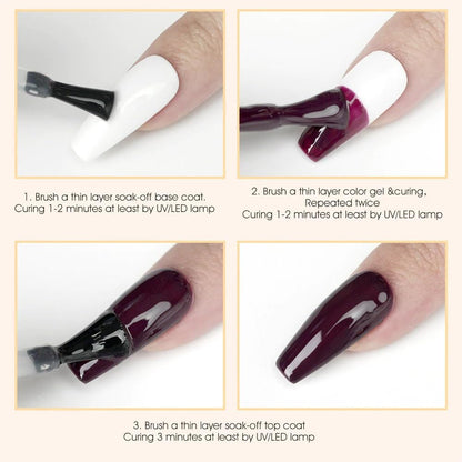 VENALISA Gel Nail Polish from BELLE GAGA Royal Blue Color Spring Summer Soak Off UV LED Baby Nail Gel Polish Nail Art Starter