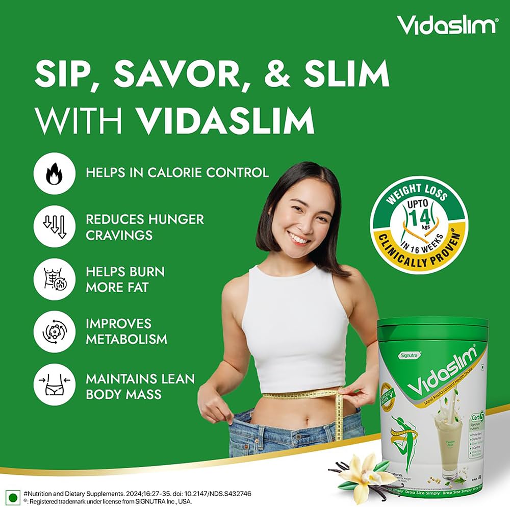 Vidaslim Meal Replacement Shake, 400g, Protein Powder with 22.8g Protein, No Added Sugars, Low Fat - in use (17)