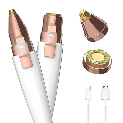 VIFERA Facial Hair Remover Epilator with LED Light - USB Rechargeable Women's Epilator, Compact Lipstick Design (6)