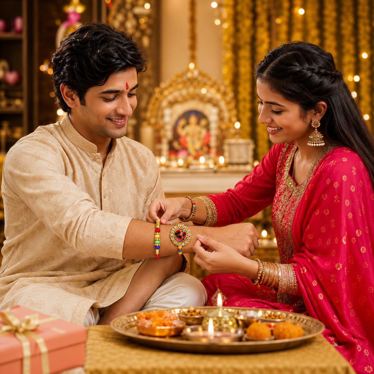 VighNox Rakhi set for Brother with Gift hamper, 3 rakhis for Rakshabandhan - ingredients panel (14)
