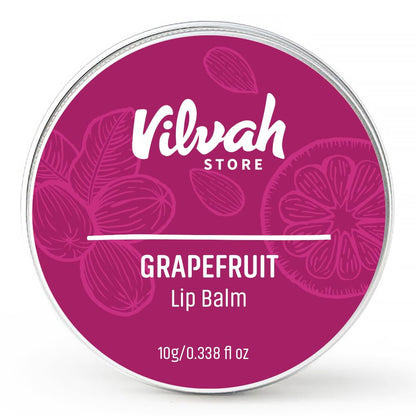 Vilvah Store Lip Balm, 10g, Unisex Natural Moisturizing Balm with Shea Butter and Avocado Oil