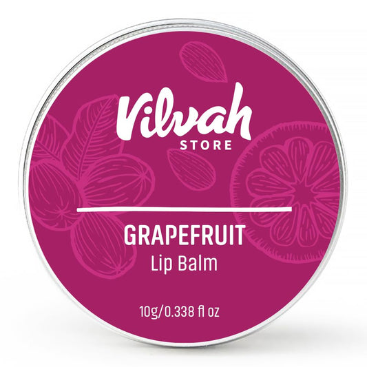 Vilvah Store Lip Balm, 10g, Unisex Natural Moisturizing Balm with Shea Butter and Avocado Oil