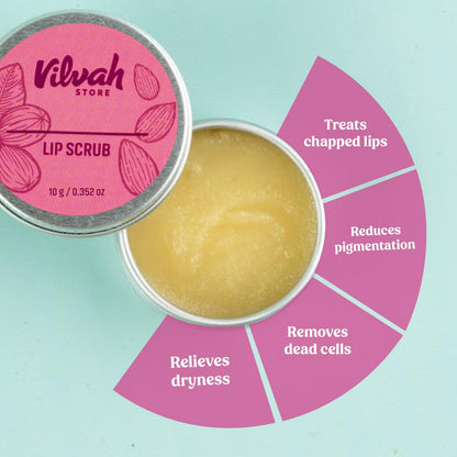 Vilvah Store Lip Balm, 10g, Unisex Natural Moisturizing Balm with Shea Butter and Avocado Oil - packaging (9)