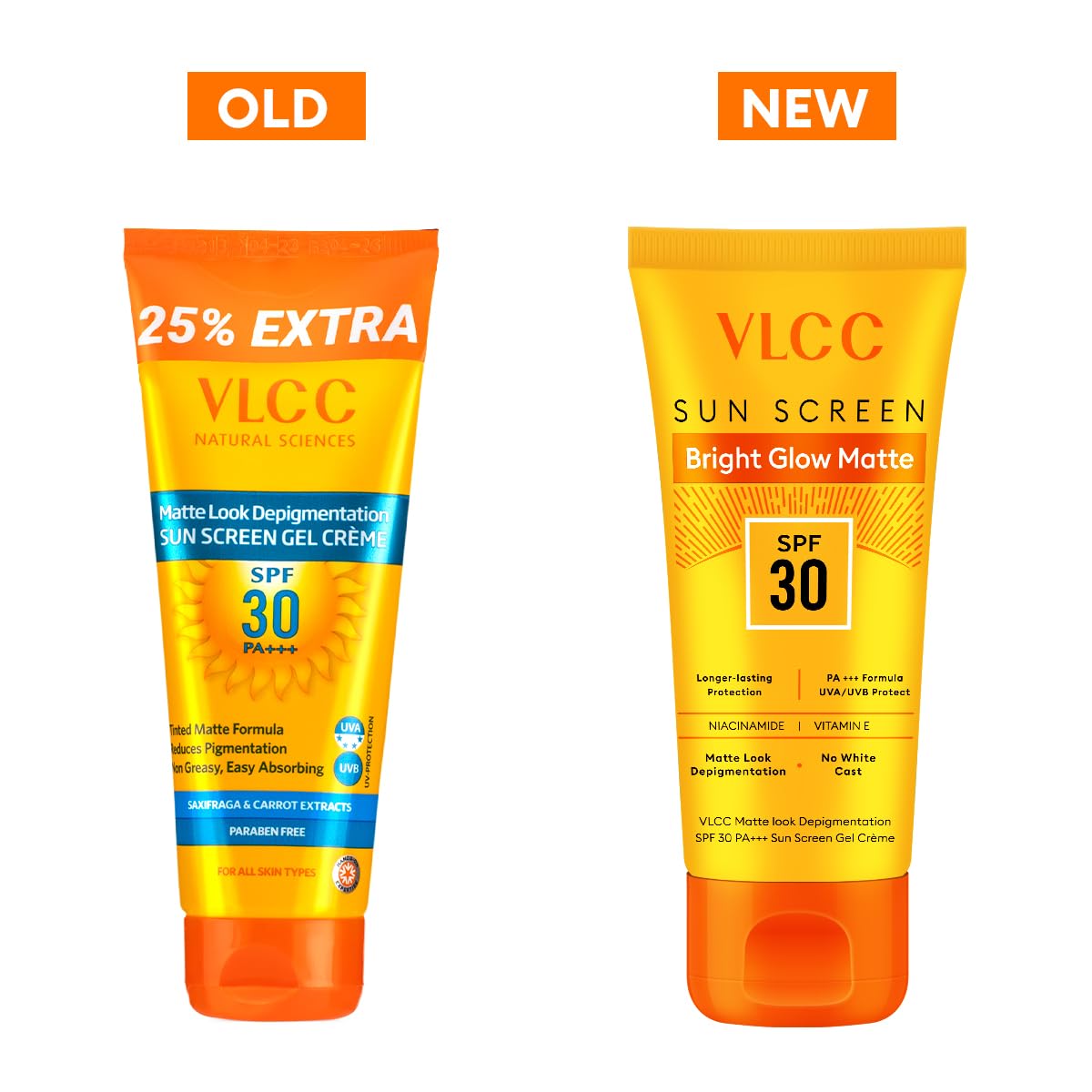 VLCC Aqua Light Sunscreen Gel SPF 70 PA++++ with Hyaluronic Acid & Vitamin C, Fragrance-Free - front view (10)