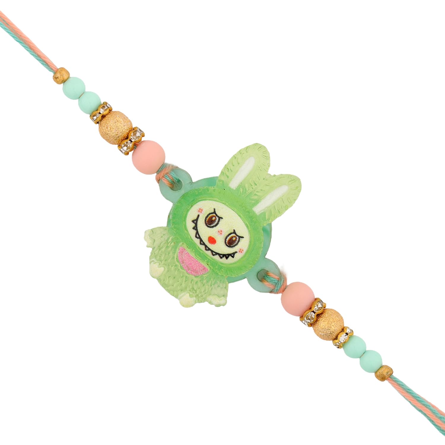 VOYLLA Green Pack Of 1 Kids Rakhi for Brother