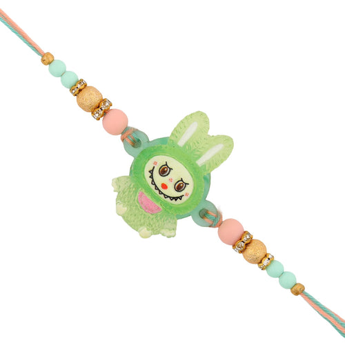 VOYLLA Green Pack Of 1 Kids Rakhi for Brother