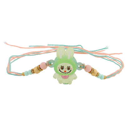 VOYLLA Green Pack Of 1 Kids Rakhi for Brother - front view