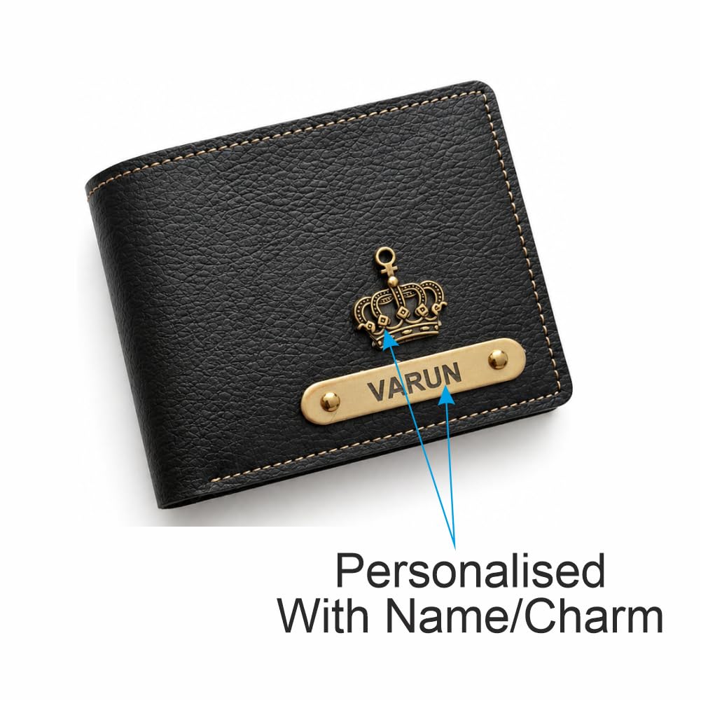 VS Gifts Personalized Leather Wallet with Rakhi and Gift Card, Raksha Bandhan Gift Set for Brother - ingredients panel