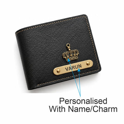 VS Gifts Personalized Leather Wallet with Rakhi and Gift Card, Raksha Bandhan Gift Set for Brother - ingredients panel