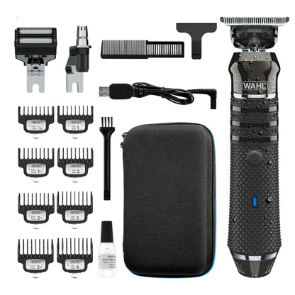 Wahl High Visibility Skeleton Waterproof Trimmer, Lithium-Ion Cordless USB Rechargeable, Multi-Purpose Grooming Kit for Men