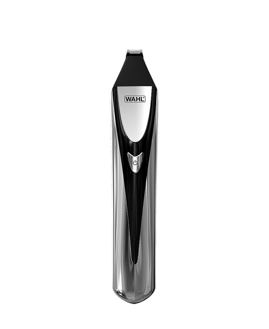 Wahl Premier Series 23-In-1 Lithium-Ion Multigroomer, Silver, Detachable Washable Heads, 2.5h Run Time, USB Charging Stand - 