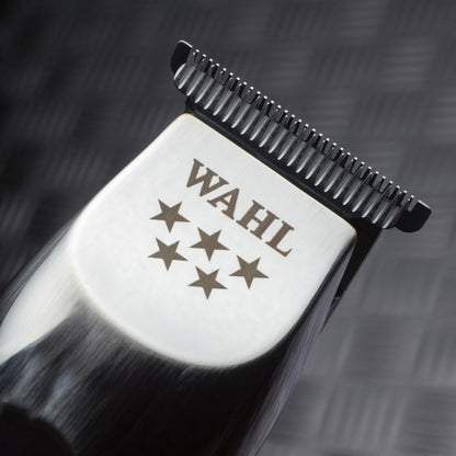 Wahl Professional A.LIGN Li-Ion Beard Trimmer, Cord/Cordless, Extra-Wide Zero-Gap T-Blade, 0.4mm, 3Hr Runtime, Maroon and Sil
