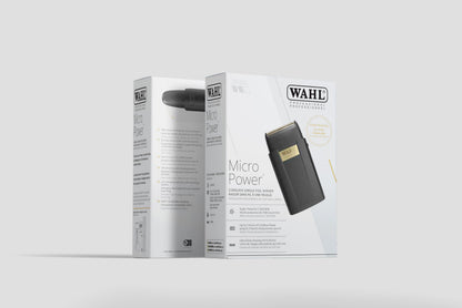 Wahl Waterproof Compact Foil Shaver for Men, 3-Cut System, Rechargeable, Wet/Dry, Travel Pouch - label detail (10)