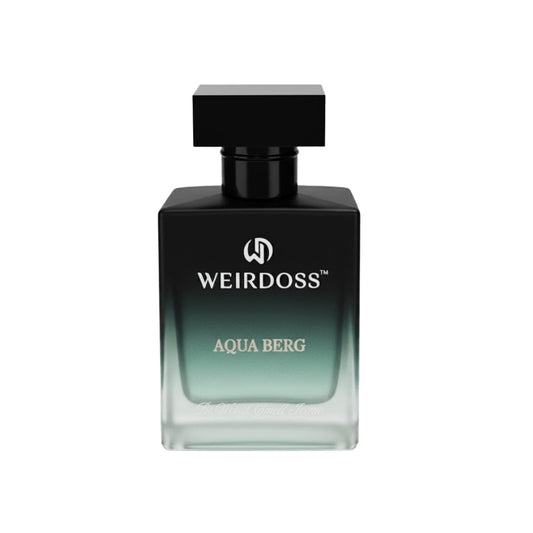 Weirdoss Aqua Berg Eau de Parfum for Men, 50ml, Fresh Aquatic Citrus Fragrance with Bergamot, Violet Leaves & Gaiac Wood