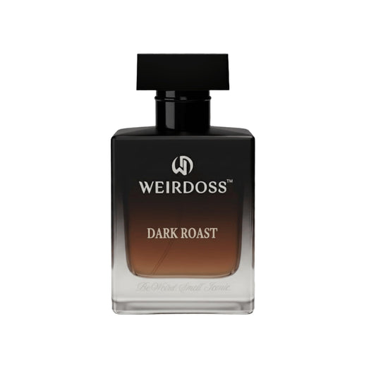 Weirdoss Dark Roast Eau de Parfum for Men, 50ml, Coffee & Spice Fragrance, Amber Vanilla Notes