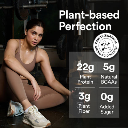 WELLBEING NUTRITION Organic Vegan Plant Protein Powder, Pea Rice Isolate with Superfoods, Digestive Enzymes, Adult Supplement