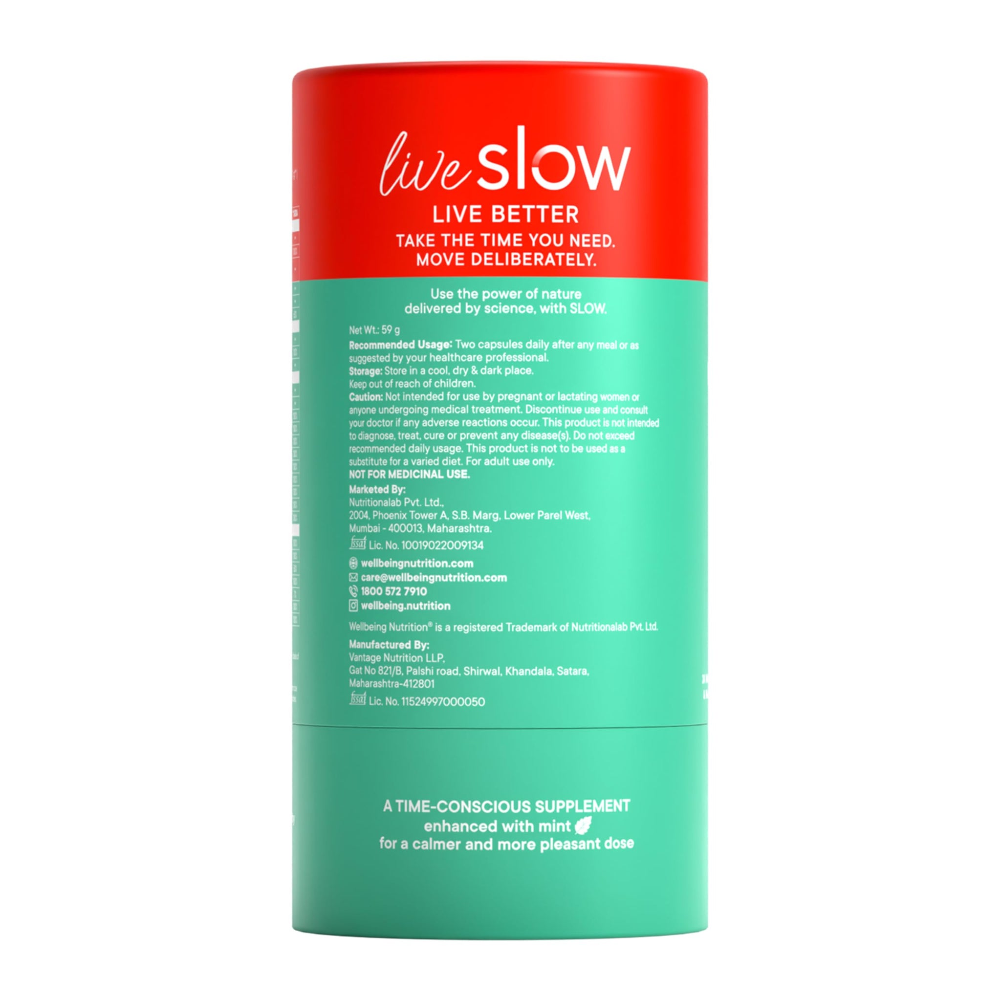 WELLBEING NUTRITION Slow Release Biotin Capsules 10,000mcg 60ct with Keratin VitC Glutathione HLA Primrose Oil - ingredients