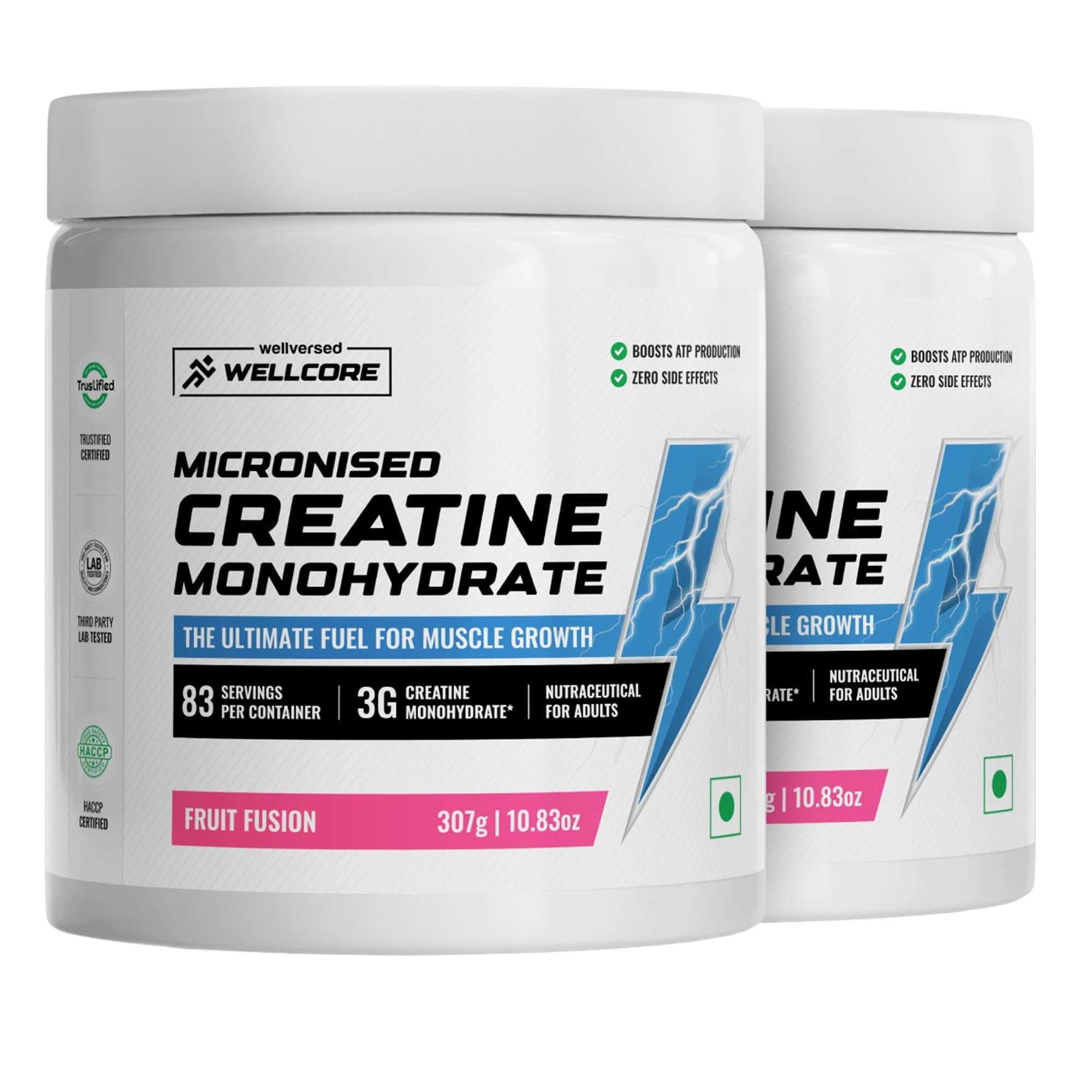 Wellcore Creatine Monohydrate Powder 100g with Omega-3 Fish Oil Capsules 60 Count, Triple Strength EPA DHA (19)