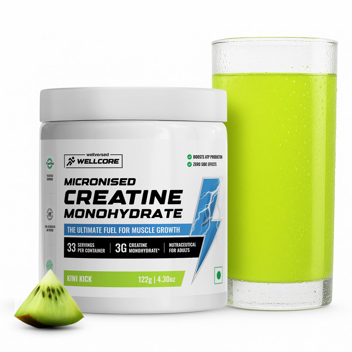 Wellcore Creatine Monohydrate Powder 100g with Omega-3 Fish Oil Capsules 60 Count, Triple Strength EPA DHA (27)