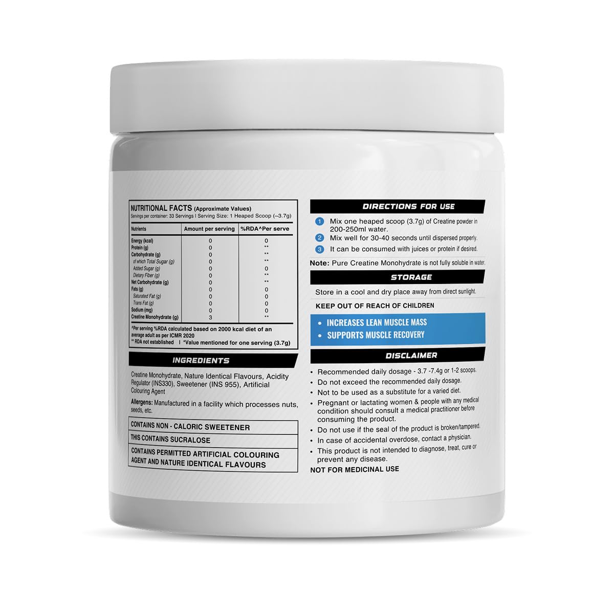 Wellcore Creatine Monohydrate Powder 100g with Omega-3 Fish Oil Capsules 60 Count, Triple Strength EPA DHA - in use (31)