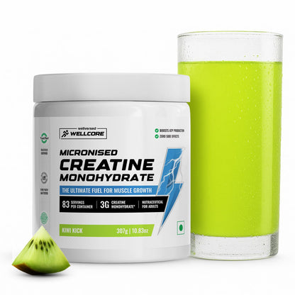 Wellcore Creatine Monohydrate Powder 100g with Omega-3 Fish Oil Capsules 60 Count, Triple Strength EPA DHA (32)