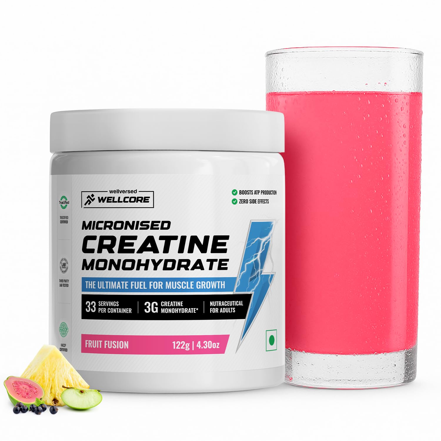 Wellcore Creatine Monohydrate Powder 100g with Omega-3 Fish Oil Capsules 60 Count, Triple Strength EPA DHA (7)