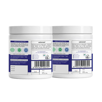 Wellcore Electrolyte Replacements and Creatine Combo, Unisex Nutritional Supplement - back view (11)