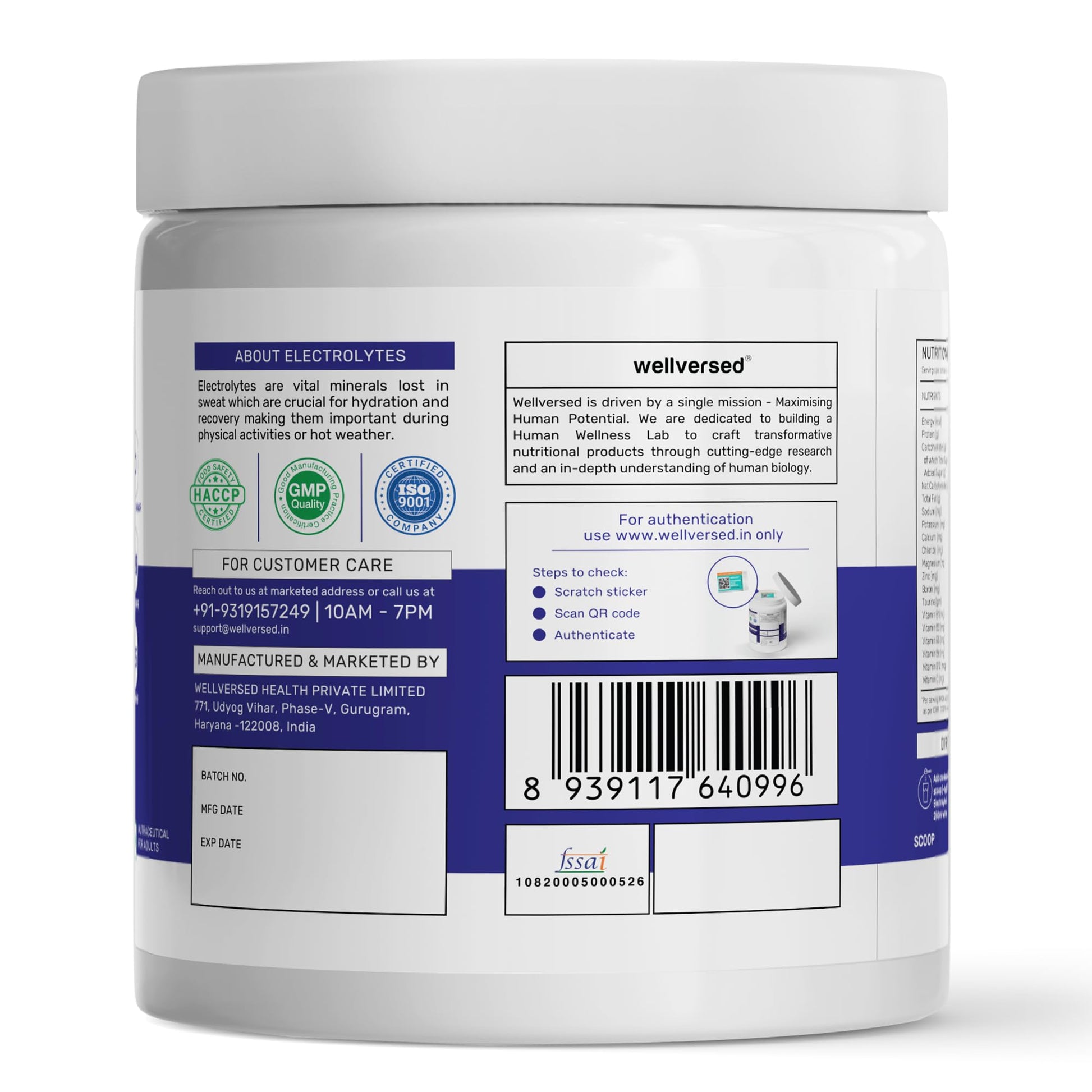 Wellcore Electrolyte Replacements and Creatine Combo, Unisex Nutritional Supplement - in use (36)