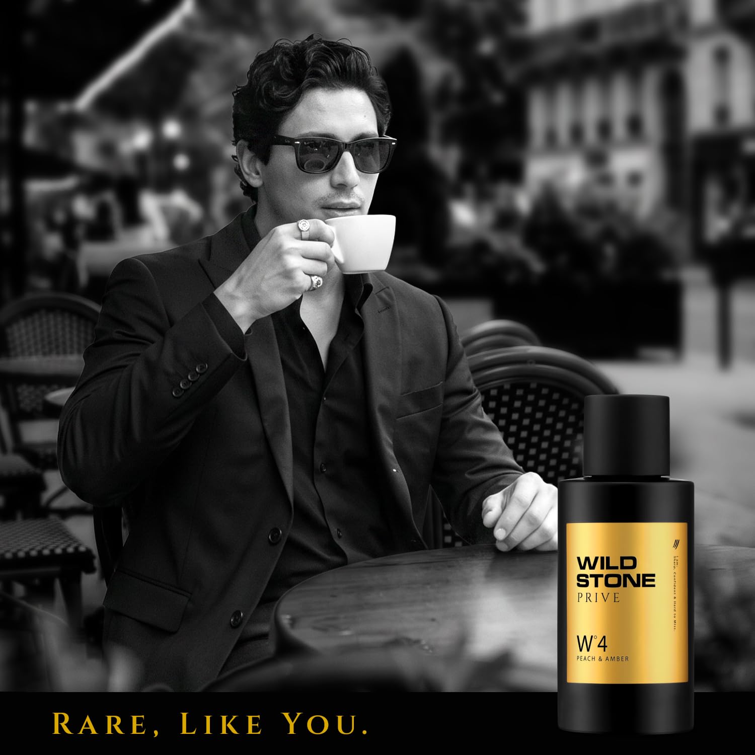 Wild Stone Prive Parfum for Men, 100ml, Over 20% Concentration, McNROE Consumer Products - label detail
