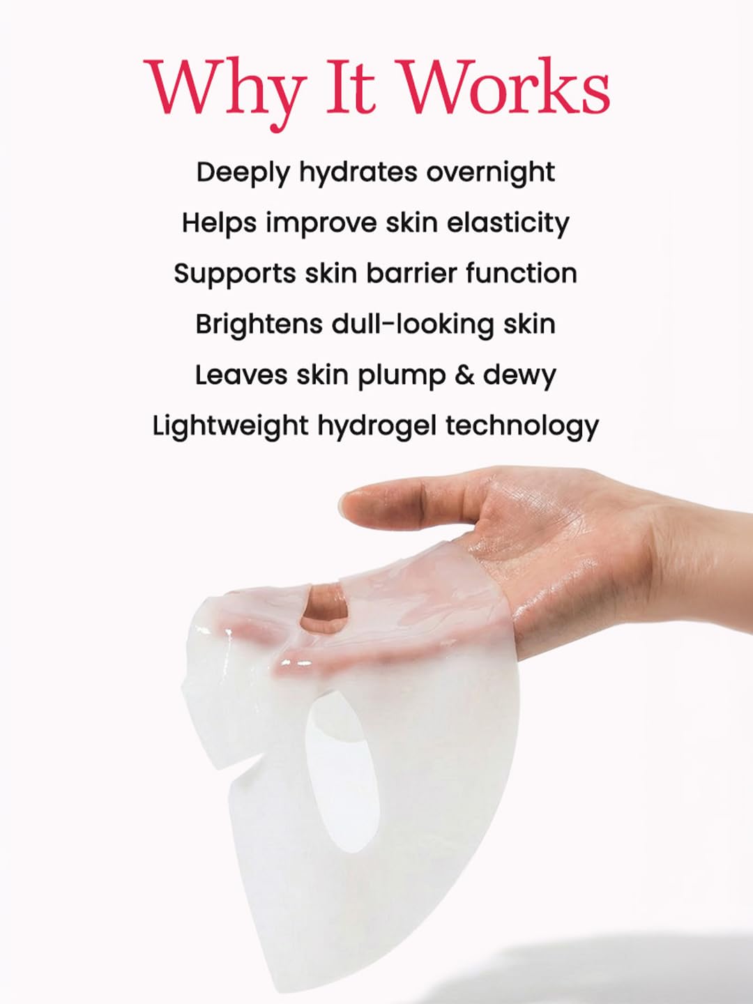 WILDGLOW Korean Glass Skin Bio-Collagen Overnight Face Mask for Deep Hydration, Pigmentation, & Pore Minimizing | Hyaluronic 
