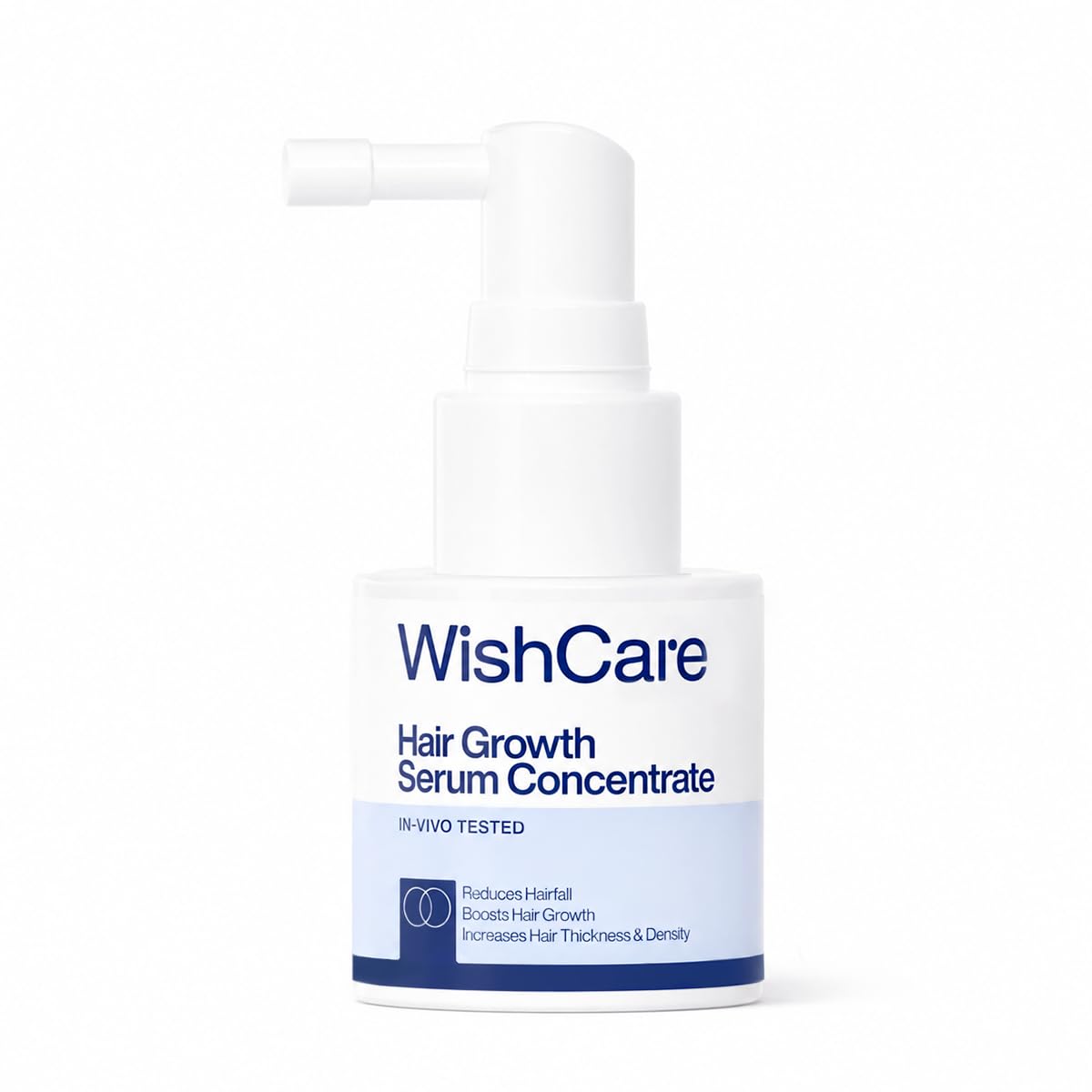WishCare Hair Growth Serum Concentrate with Resdensyl, Anagain, Caffeine, Biotin, Keratin & Rice Water, Leave-On Formula