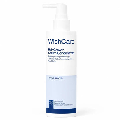 WishCare Hair Growth Serum Concentrate with Resdensyl, Anagain, Caffeine, Biotin, Keratin & Rice Water, Leave-On Formula (15)