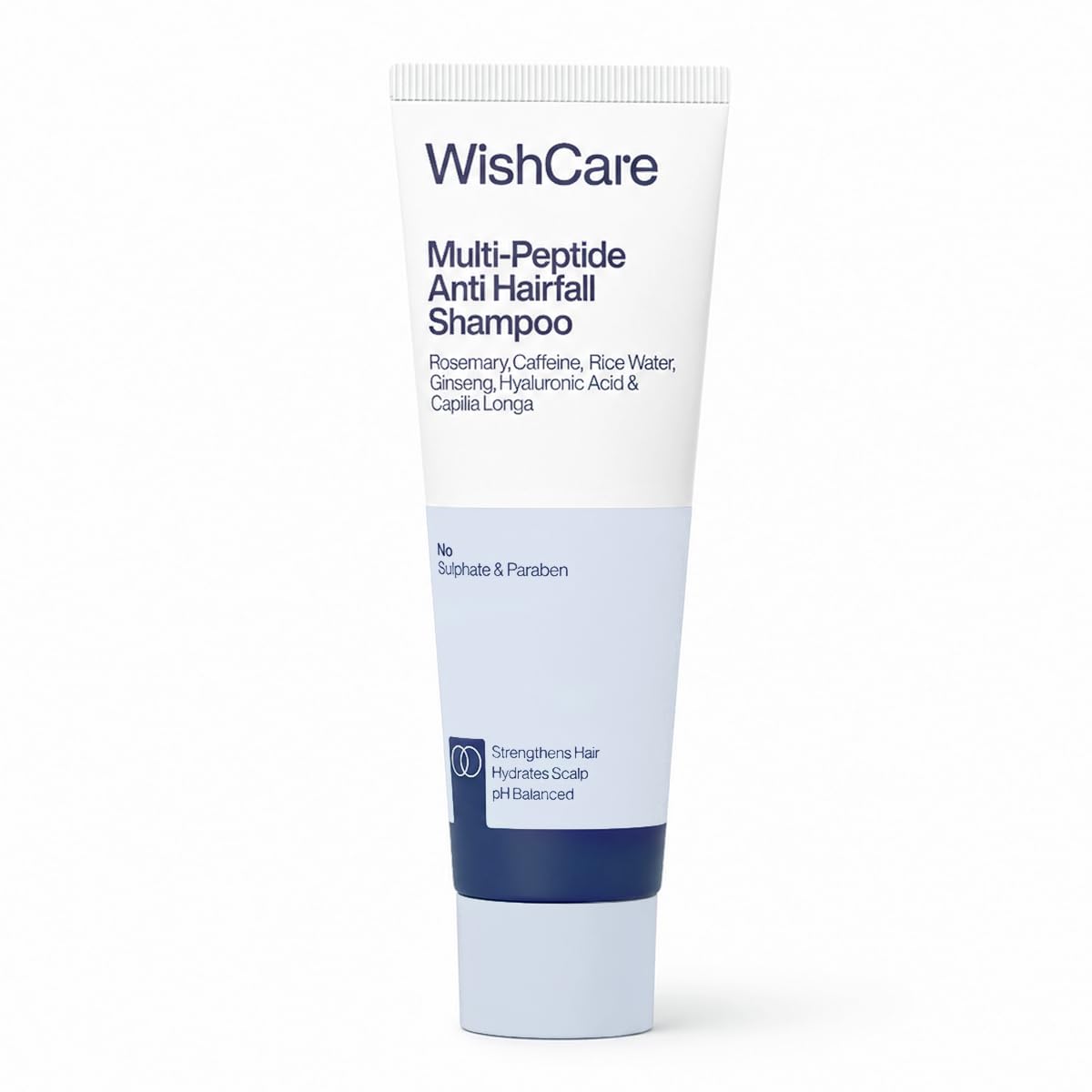 WishCare Multi Peptide Shampoo & Conditioner Combo, with Rice Water Rosemary Hyaluronic Acid Caffeine, Sulfate-Free Paraben-F