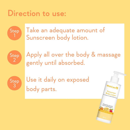 WishCare SPF 50 PA++++ Sunscreen Body Lotion, In-Vivo Tested, Oxybenzone-Free, Vegan, Fragrance-Free - ingredients panel (11)