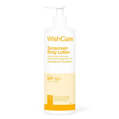WishCare SPF 50 PA++++ Sunscreen Body Lotion, In-Vivo Tested, Oxybenzone-Free, Vegan, Fragrance-Free (18)