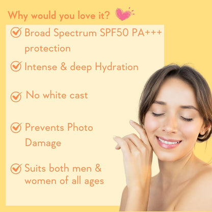 WishCare SPF 50 PA++++ Sunscreen Body Lotion, In-Vivo Tested, Oxybenzone-Free, Vegan, Fragrance-Free - back view (20)