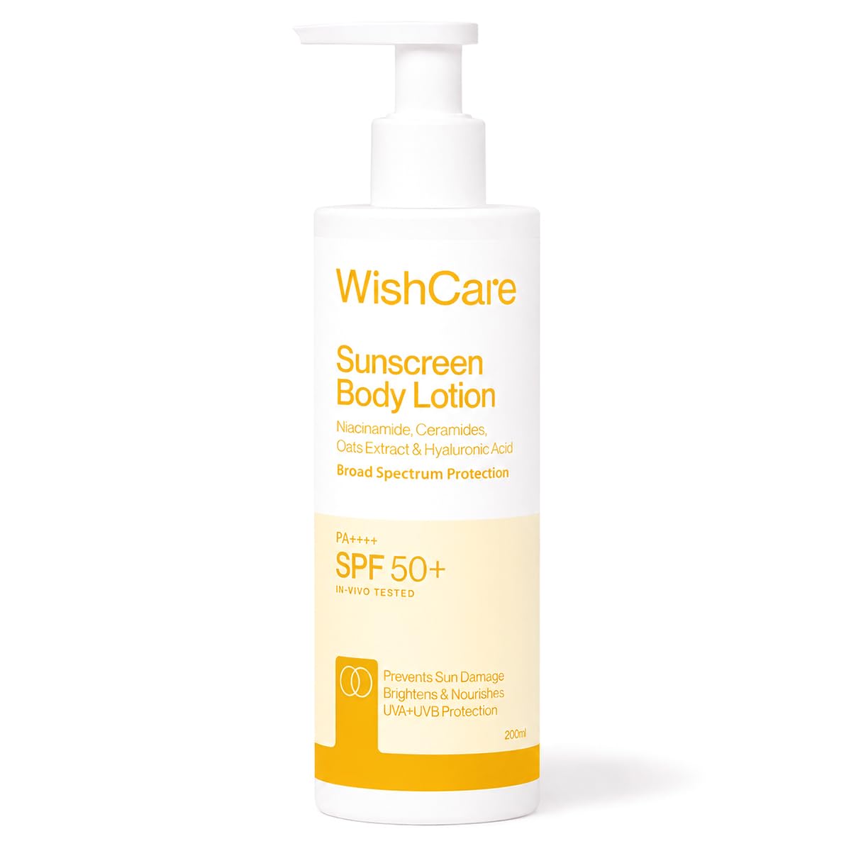 WishCare SPF 50 PA++++ Sunscreen Body Lotion, In-Vivo Tested, Oxybenzone-Free, Vegan, Fragrance-Free (6)