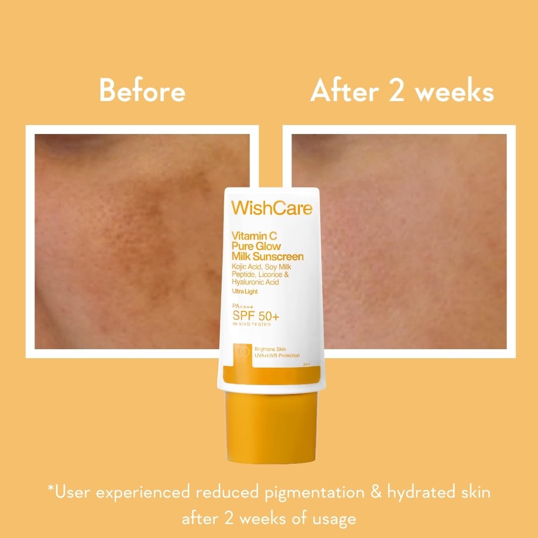 WishCare Sunscreen SPF 50 PA++++ Broad Spectrum Sun Protection - back view (10)