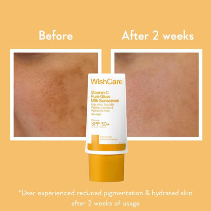 WishCare Sunscreen SPF 50 PA++++ Broad Spectrum Sun Protection - back view (10)