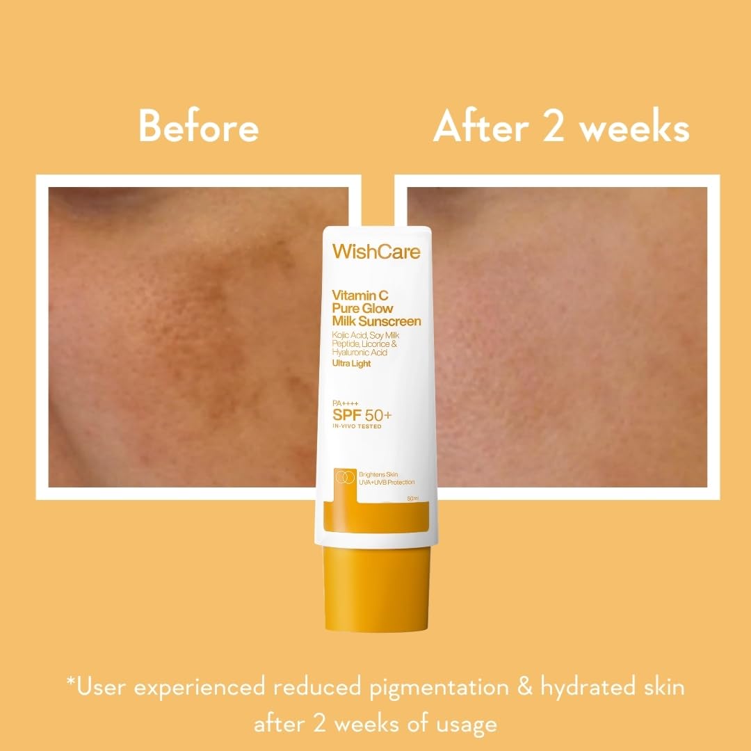 WishCare Sunscreen SPF 50 PA++++ Broad Spectrum Sun Protection - back view (24)