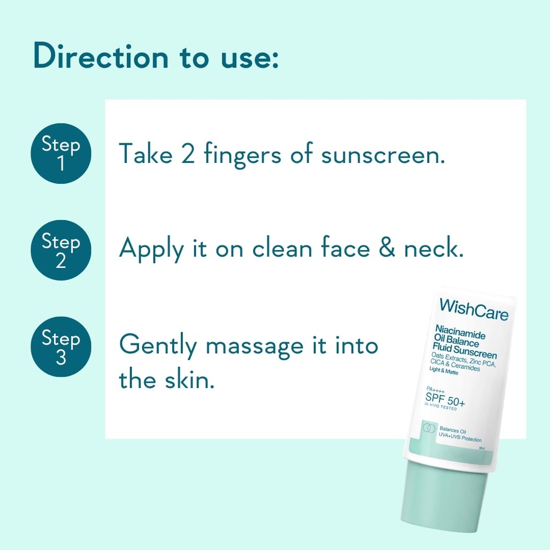 WishCare Sunscreen SPF 50 PA++++ Broad Spectrum Sun Protection - close-up detail