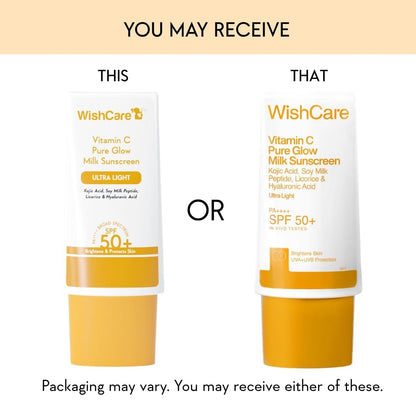 WishCare Sunscreen SPF 50 PA++++ Broad Spectrum Sun Protection - front view (9)