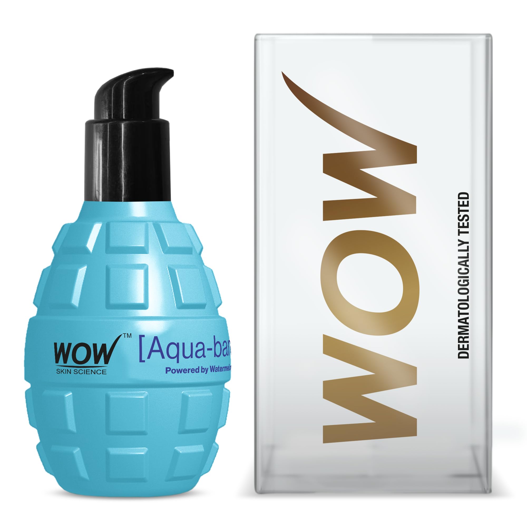 WOW Skin Science Aqua-Banger Face Wash, Hydrating Cleanser with Watermelon Hyaluronic Acid and Omega, 150ml - close-up detail