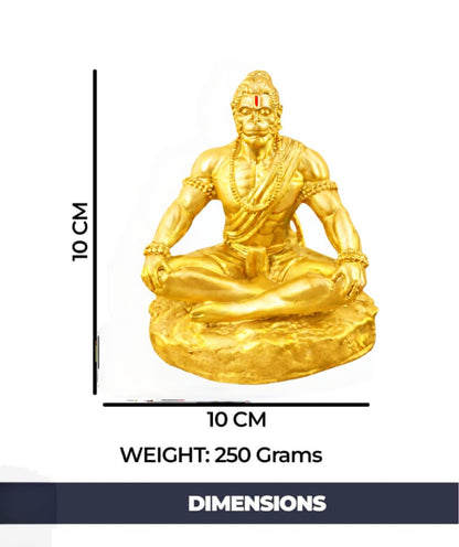 Yadava Bahubali Hanuman Ji Idol Resin Figurine for Dashboard Home Mandir Décor, 200g - ingredients panel (15)