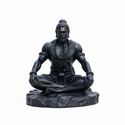 Yadava Bahubali Hanuman Ji Idol Resin Figurine for Dashboard Home Mandir Décor, 200g (19)