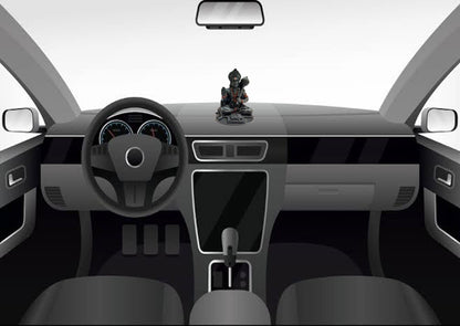 Yadava Bahubali Hanuman Ji Idol Resin Figurine for Dashboard Home Mandir Décor, 200g - label detail (37)