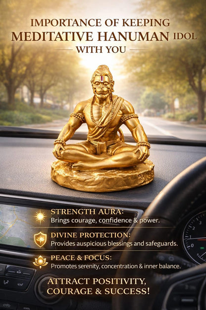 Yadava Bahubali Hanuman Ji Idol Resin Figurine for Dashboard Home Mandir Décor, 200g - packaging