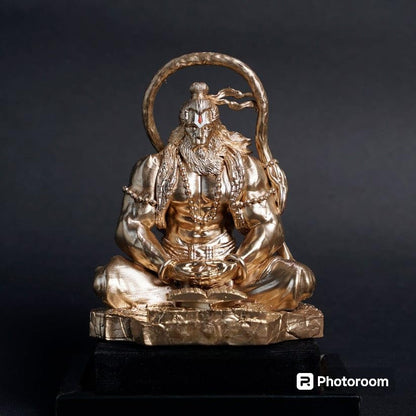 Yadava Bahubali Hanuman Ji Idol Resin Figurine for Dashboard Home Mandir Décor, 200g - packaging (44)